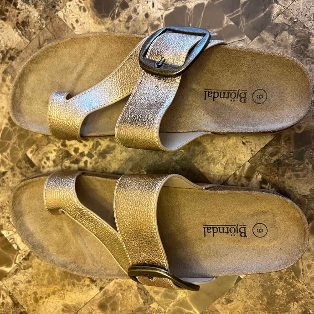 Gold Sandals